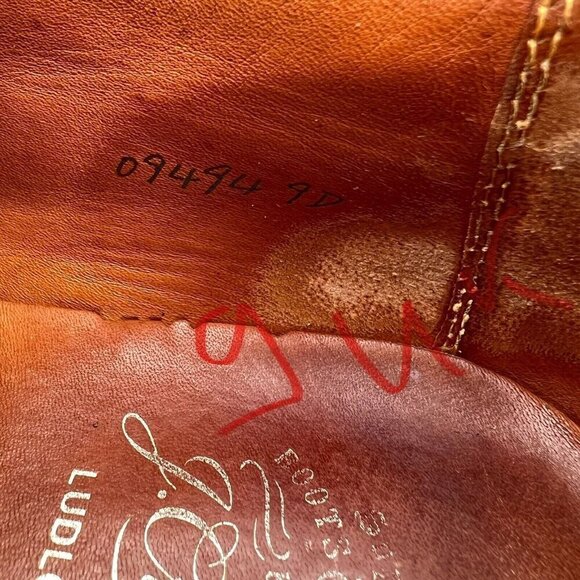 JCrew Ludlow Men Size UK 9 US 10 Brown Tan Leather Brogue Derby Dress Shoes - Picture 16 of 16